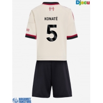 Liverpool Ibrahima Konate #5 Gostujuci Dres za djecu 2025-26 Kratak Rukav (+ Kratke hlače)